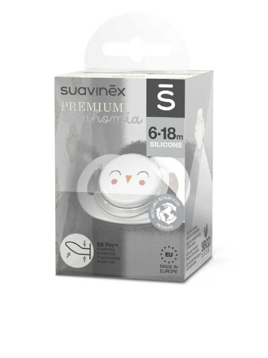 Соска-Пустышка Suavinex Anatomical Pro силикон 6–18 мес 307767 BEIGE