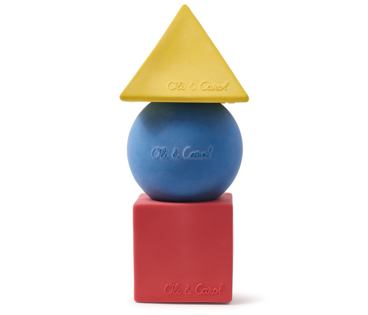 Игрушка-пирамидка Oli&Carol Geometric Figures L-GEOMETRIC-BASIC
