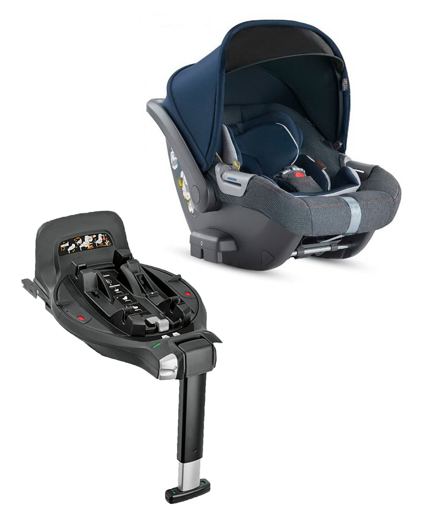 Автокресло Inglesina Darwin i-size с Базой Darwin Isofix I-Size 360 Tailor Denim