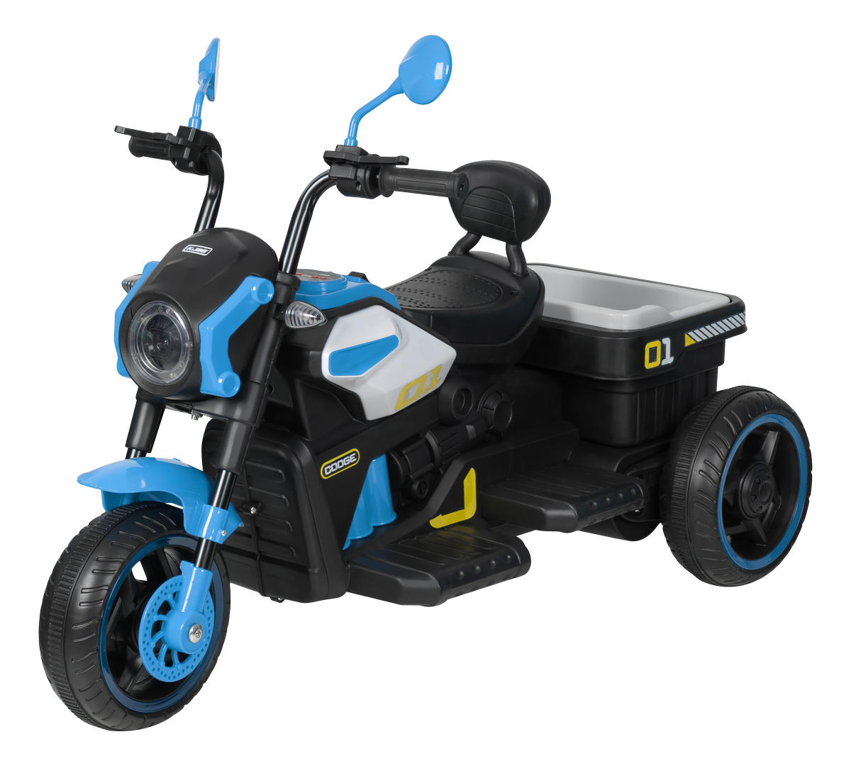 Детский электромобиль трицикл Farfello SR9858 SR9858/Blue, синий