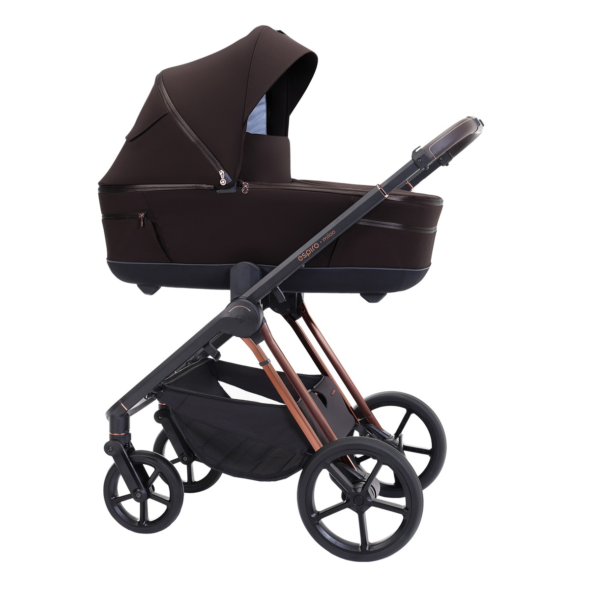 Детская коляска Espiro Miloo 2 в 1 2025 208 exellent chocolate