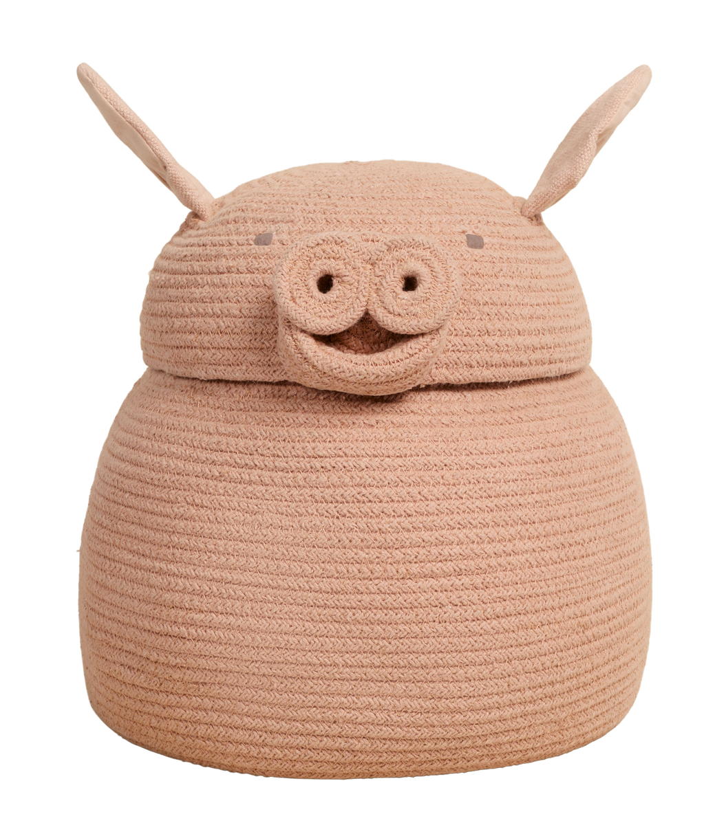Корзина для игрушек Lorena Canals Свинка Пегги 32х30 см
