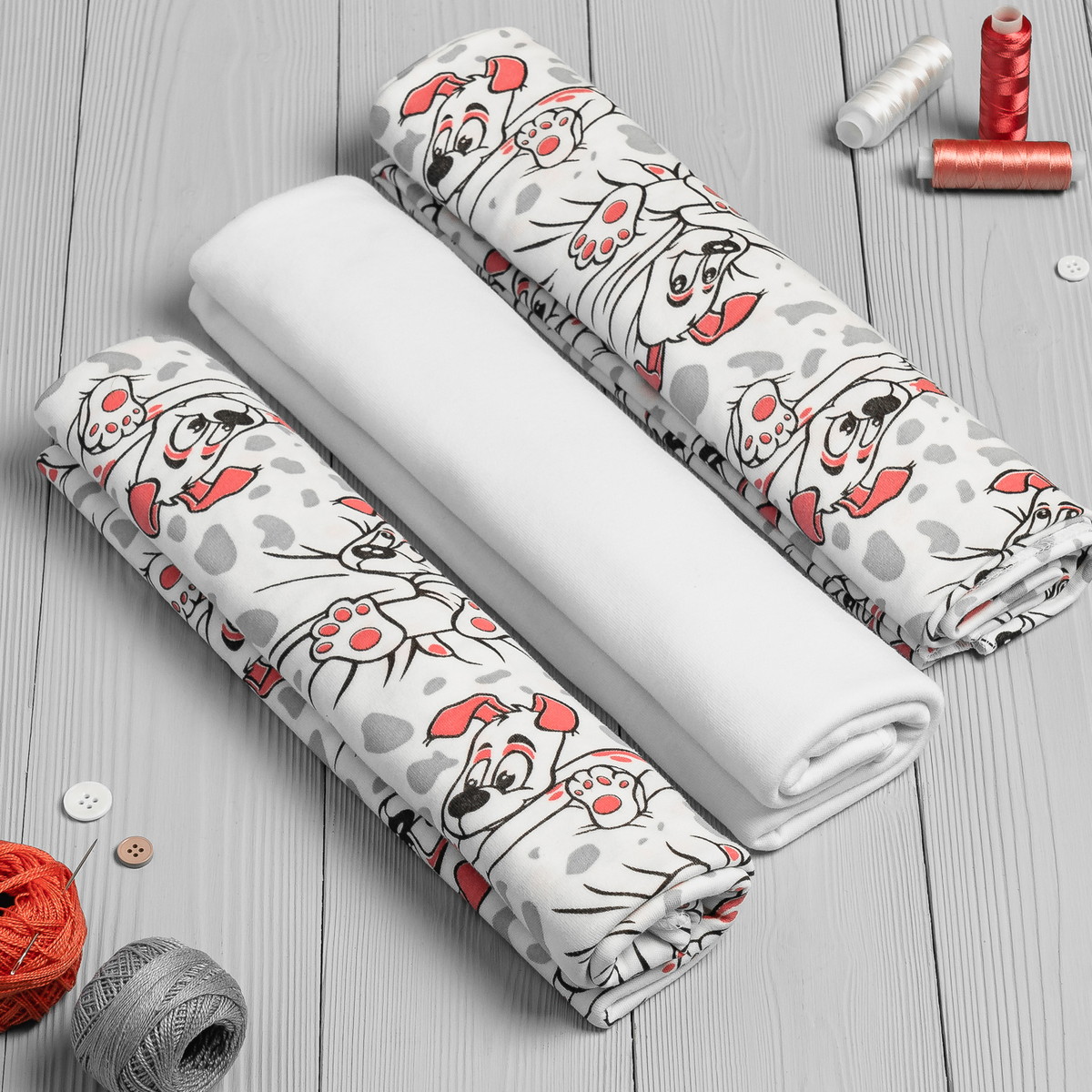 Пеленки Vikalex Собачки трикотажные интерлок 120х90 в уп. 3 шт.