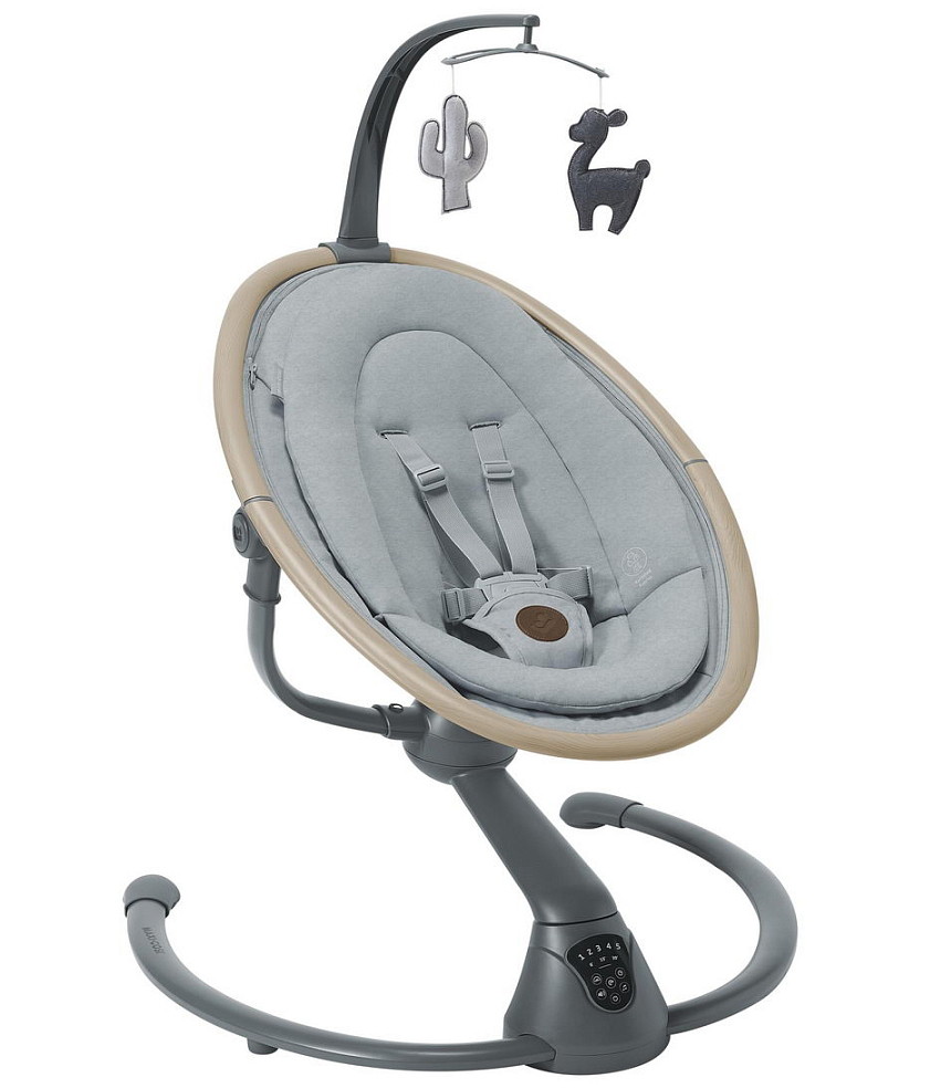 Электрокачели Maxi-Cosi Cassia Swing Beyond Grey ECO/серый