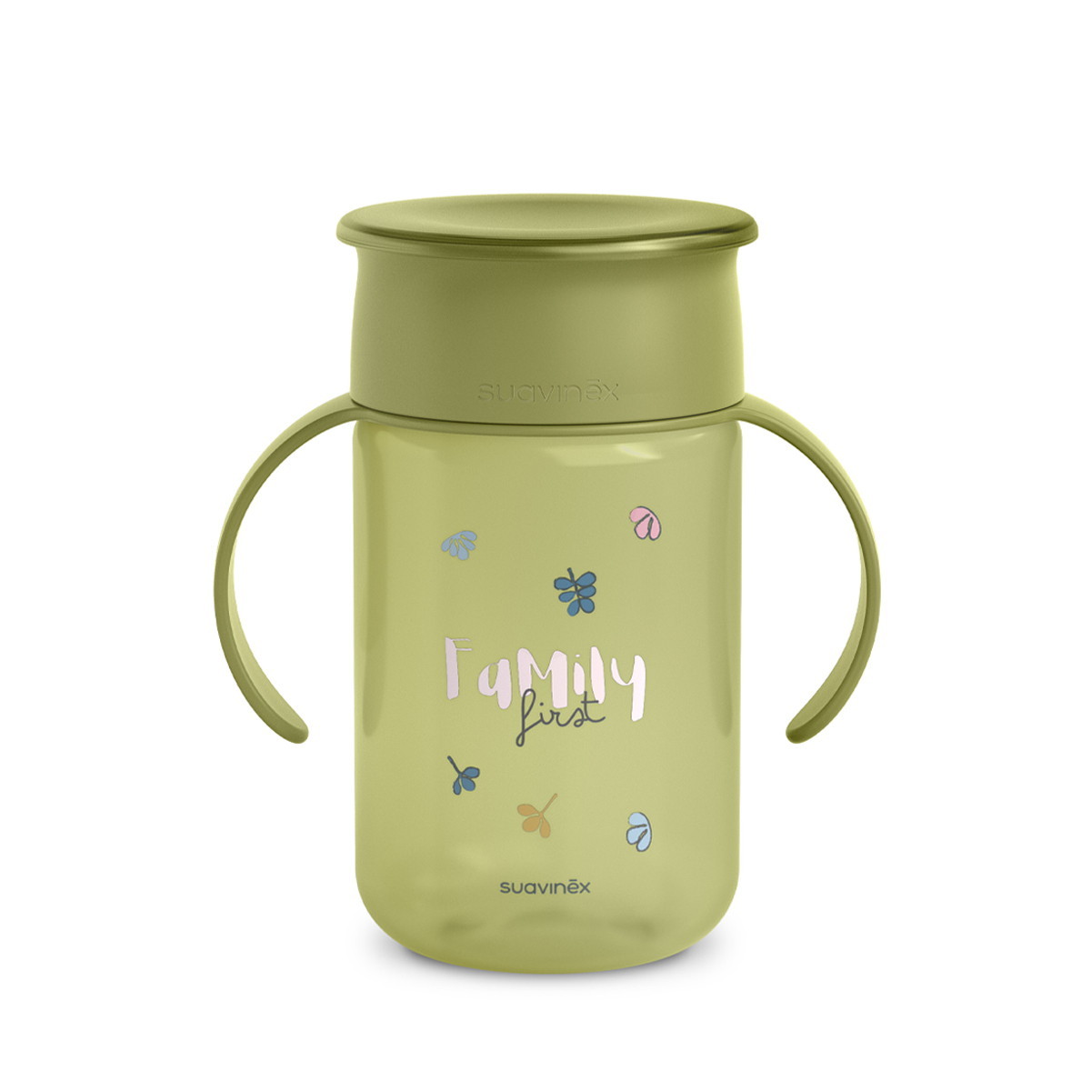 Поильник детский Suavinex Bear 360 с ручками, 340 мл 402647 GR L3