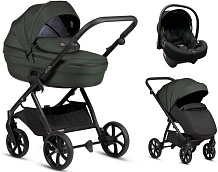 Детская коляска Tutis Uno 6 Plus Essential collection 3 в 1 с автокреслом Elo Lux EduSky Black 1602144 Pistaccio