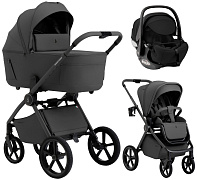 Коляска 3 в 1 Sweet Baby SBL Elegante Therma Colore + автокресло Premier Black Dark Grey