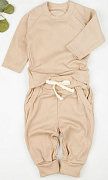 Комплект AmaroBaby Fashion кофточка и штанишки бежевый 62