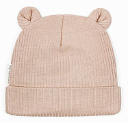 Чепчик (шапочка) AmaroBaby Fashion bear ЧЗ бежевый 40