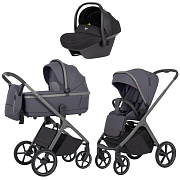 Коляска Carrello Vector CRL-6550 Nova DK791 Black Line 3 в 1 Landscape Grey