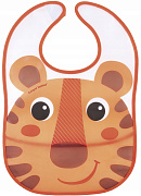 Нагрудник Canpol babies BabiesBoo моющийся с карманом 9/232 гепард