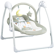 Детские электрокачели Indigo Star Light зеленый