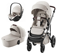 Коляска 3 в 1 Britax Roemer Smile 5Z LUX и автокресло Baby-Safe PRO LUX Soft Taupe Soft Taupe