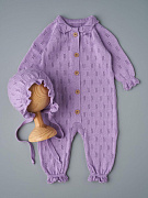 Комбинезон и чепчик Little Star 80375 (ЧЗ-мз) орхидея 62