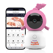 Видеоняня Ramili Baby RV100CNUSHA Нюша, Малышарики, с креплением Wi-Fi 2K