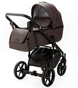 Детская коляска Adamex Nola Deluxe 2 в 1 N-SA28 (КОРИЧНЕВАЯ КОЖА)