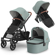 Коляска для погодок UPPAbaby Vista V3 2 в 1 (2 прогулочных блока и люлька) Kenzi