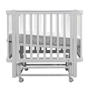 Кроватка детская Antemi Terra Light NEW с маятником НИК 17б белый