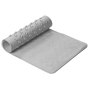 Коврик резиновый для ванны Roxy-Kids антискользящий 34х74 см BM-3474-Grey серый