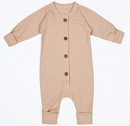 Комбинезон на пуговицах AmaroBaby Fashion ЧЗ бежевый 68