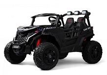 Детский электромобиль RiverToys K555KK 4WD 24V K555KK-BUGGY-BLACK/черный