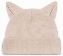 Чепчик (шапочка) AmaroBaby Fashion Cat New ЧЗ бежевый 40