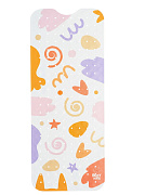 Коврик Roxy-Kids антискользящий ПВХ 40х100 см BM-40100-COLOR Завитки Яркие