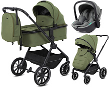 Детская коляска Rant Moss 3 в 1 с автокреслом Miro Olive Olive