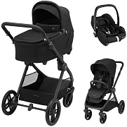 Коляска детская Maxi-Cosi Oxford Plus 3 в 1 с автокреслом CabrioFix Essential black 1978390110 PlusTwillic Black/Черный