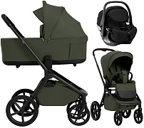 Коляска 3 в 1 Sweet Baby SBL Orso New + автокресло Premier Black New Dark Green