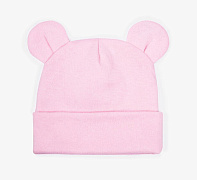 Чепчик (шапочка) AmaroBaby Nature essence bear розовый 38