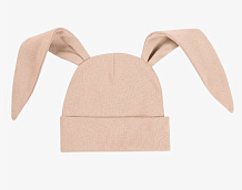 Чепчик (шапочка) AmaroBaby Nature essence bunny бежевый 40