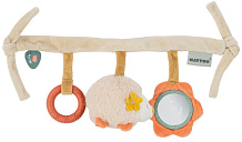 Игрушка мягкая Nattou Soft toy Mila Zoë Lana Корова, Ёжик, Кот на завязках 266154