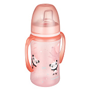 Поильник Canpol babies Exotic Animals с носиком обучающий 240 мл от 6 мес 35/208 розовый
