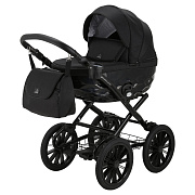 Детская коляска Adamex Chantal Retro 2 в 1 C213 (черный)