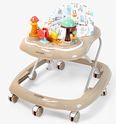 Ходунки детские Amarobaby Running Baby с электронной игровой панелью коричневый