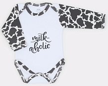 Боди Rant Milk-Aholic с длинным рукавом 6181 White 56
