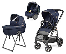 Коляска Peg Perego Veloce TC New Belvedere SLK 3 в 1 Blue Shine