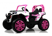 Детский электромобиль RiverToys F888FF-A 4WD розовый