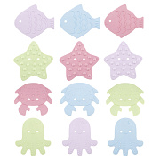 Антискользящие мини-коврики Roxy-Kids Sea Animals 12 шт RBM-012-SA пастель