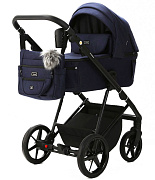 Детская коляска Adamex Vasco 2 в 1 V-TK67 LUX (СИНИЙ)