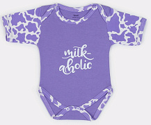 Боди Rant Milk-Aholic с коротким рукавом 6281 Violet 56