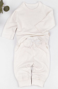 Комплект AmaroBaby Fashion кофточка и штанишки молочный 62
