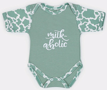 Боди Rant Milk-Aholic с коротким рукавом 6281 Green 62