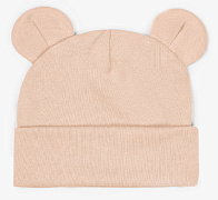 Чепчик (шапочка) AmaroBaby Nature essence bear бежевый 40