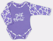 Боди Rant Milk-Aholic с длинным рукавом 6181 Violet 56