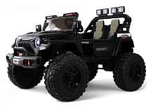 Детский электромобиль RiverToys Jeep A222AA BLACK/черный
