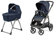 Коляска 2 в 1 Peg Perego Veloce TC Belvedere Blue Shine