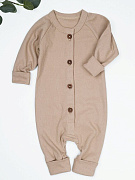 Комбинезон на пуговицах AmaroBaby Fashion бежевый 56