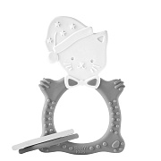 Прорезыватель Roxy-Kids Meow Teether RMT-005 серый